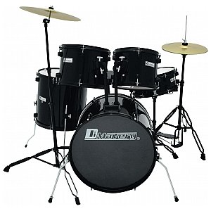 Dimavery DS-200 Drum-Set. czarny, zestaw perkusyjny 1/4