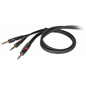 Die Hard DHG540LU18 kabel "INSERT" wtyk stereo 6,3 mm - wtyk mono 2 x 6,3 mm Die Hard Gold. Długość: 1,8 m 1/1