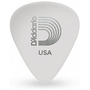 D'Addario White-Color Celluloid Kostki gitarowe, 10 szt., Light 0.50mm 1/2