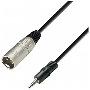 Adam Hall K3 BWM 0100 - Audio Cable 3.5 mm Stereo Jack Male na XLR Male, 1 m 1/1