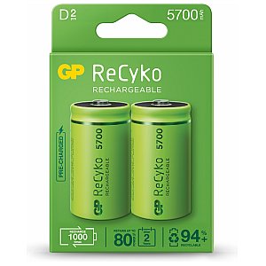 GP ReCyko+ 5700 Akumulatorki D 2szt 1/4