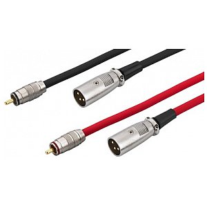 Monacor MCA-158, kable połączeniowe audio 1,5m 1/1