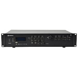 adastra A2 Stereo PA Amplifier 2 x 200W Wzmacniacz stereo z sekcją miksera 1/8