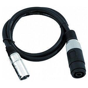 Omnitronic Kabel głośnikowy AC-225M Speaker(f)/XLR(m), 1m 1/3