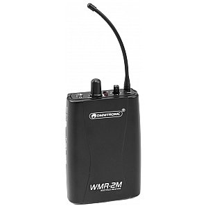 OMNITRONIC WMR-2M UHF Receiver Bezprzewodowy system transmisji dźwięku - Odbiornik 1/5