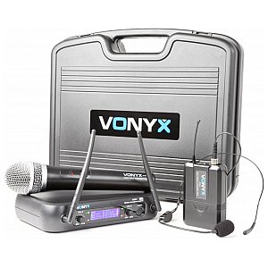 Bezprzewodowy zestaw mikrofonowy Vonyx WM73C 1/8