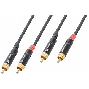 Power Dynamics Cable 2xRCA Male - 2xRCA Male 1.5m, przewód audio 1/1