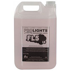 Prolights FL5LD Płyn do wytwornic dymu na bazie wody, 5L 1/1