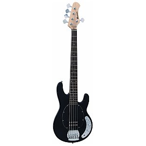 Dimavery MM-505 E-Bass, 5-string, black, gitara basowa 1/1