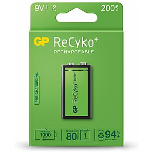 GP ReCyKo+ 200 Akumulatorek PP3 9V 1szt 1/4