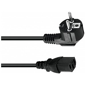 Omnitronic IEC cable 0.6m 3x0.75 1/2