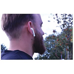 avlink Ear Shots Bezprzewodowe słuchawki i obudowa z ładowarką białe 1/7