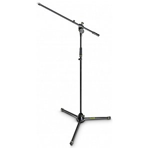 Gravity MS 4321 B - statyw mikrofonowy, Short Microphone Stand With Folding Tripod Base And 2-Point Adjustment Boom 1/5