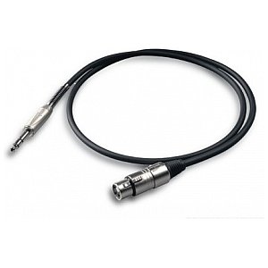 Proel BULK210LU05 Kabel mikrofonowy stereo jack - XLR F 0,5m 1/1