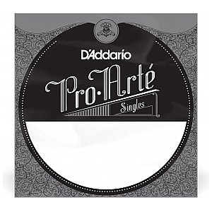 D'Addario J4402 Pro-Arte Nylon Pojedyncza struna do gitary klasycznej, Extra-Hard Tension, druga struna 1/1