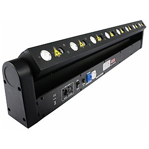 FOS Glow II Ruchomy LED BAR 8x3W WW z czerwonym laserem 8x0,5W (4W) 1/5