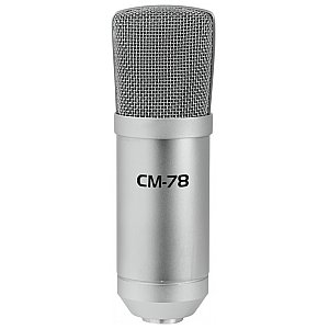 OMNITRONIC MIC CM-78 Mikrofon pojemnościowy z dużą membraną 1/5