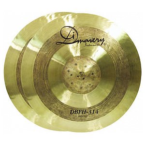 Dimavery DBFH-314 Cymbal 14-Hi-Hat, talerz perkusyjny 1/2
