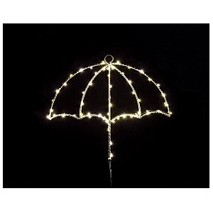 lyyt UMB-W Dekoracyjna lampa LED na ścianę w kształcie parasola - biała 1/4