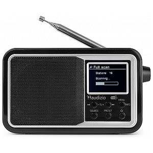 Przenośne radio DAB Audizio Parma z Bluetooth i radiem FM - czarne 1/9