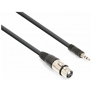 VONYX Kabel XLR (f) - mini Jack 3,5mm 0,5m 1/1