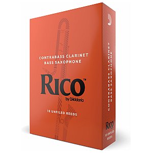 Rico by D'Addario Stroiki do klarnetu/saksofonu basowego Contra Siła 1.5 10-szt. 1/3