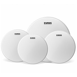 Evans UV1 Coated Fusion (10" 12" 14") with 14" UV1 Coated Snare Batter 1/3