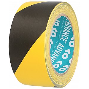 Advance Tapes 5803 - Taśma ostrzegawcza, czarno-żółta, 50 mm x 33 m 1/1