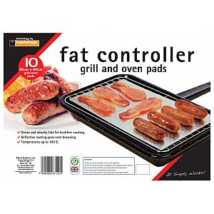 toastabags FCGOP10 Fat Controller Podkładki do grilla i piekarnika do kontrolowania diety i ilości tłuszczu 10 szt 1/1