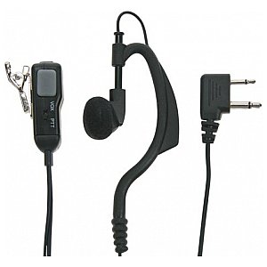 MIDLAND® - MA21-L TIE MICROPHONE WITH PTT 1/1