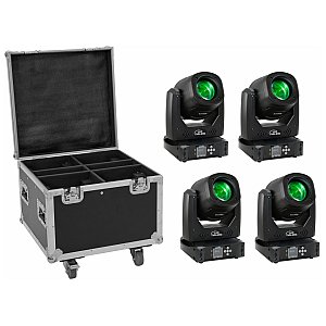 EUROLITE Zestaw oświetlenia scenicznego 4x LED TMH-B90 + Case z kołami 1/1