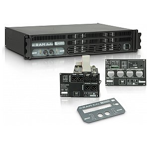 RAM Audio S 4000 DSP GPIO - wzmacniacz mocy PA 2 x 1950 W 2 Ohm 1/5