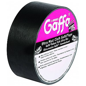 Advance Tapes 5805 BLK - Taśma klejąca Gaffa, matowa, czarna, 50 mm x 50 m 1/1