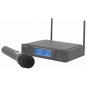 QTX MU16H 16 channel UHF handheld system, mikrofon bezprzewodowy zestaw 1/2