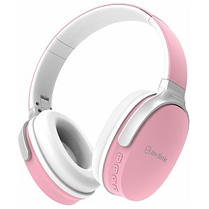 avlink WBH-40 PNK Over-Ear Bezprzewodowe słuchawki Bluetooth różowe 1/5