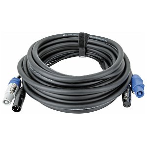 DAP FP21 Kabel hybrydowy - Power Pro & 5-pin XLR - DMX / Zasilanie 10 m, czarny 1/1