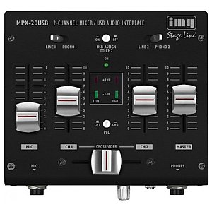 IMG Stage Line MPX-20USB, mikser stereo dla dj 1/5