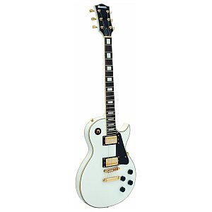 Dimavery LP-520 E-Guitar, white gold, gitara elektryczna w stylu Les Paul 1/3