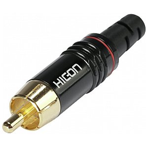 HICON Wtyk RCA HI-CM06-RED 1/1