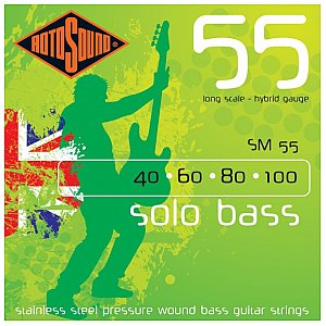 Rotosound Struny gitarowe Solo Bass 55 (półszlify) SM55 1/1