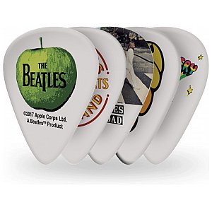 D'Addario Beatles Kostki gitarowe, Albums 10 szt., Thin 0.50mm 1/3