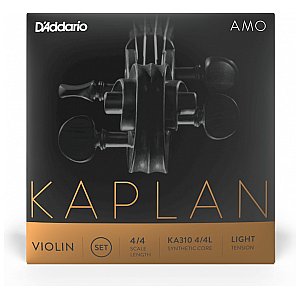 D'Addario Kaplan Amo Zestaw strun do skrzypiec 4/4 Light Tension 1/3