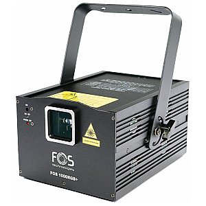 FOS 1000RGB Laser dyskotekowy RGB 1W DMX, ILDA 1/6