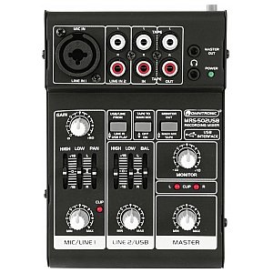 Mikser muzyczny z USB Omnitronic MRS-502USB Recording mixer 1/3