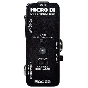 Mooer Micro DI, Direct Input Box, Efekt gitarowy 1/3