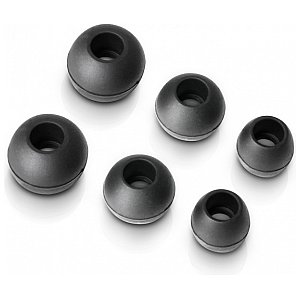 LD Systems IET BLACK - Form-fitting covers for in-ear monitors, black 1/1