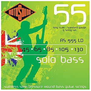 Rotosound Struny gitarowe Solo Bass 55 (półszlify) SM555LD 1/1