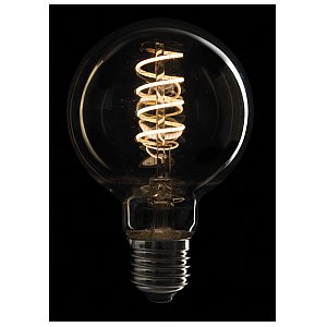 Showgear Żarówka dekoracyjna LED Filament E27 5 W - Ściemniana - Złoty Szklany Klosz 1/1
