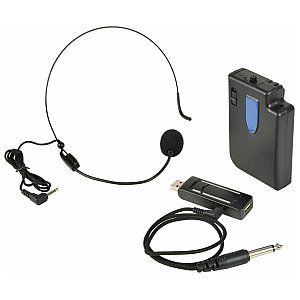 qtx U-MIC-863.2-N Mikrofon nagłowny bezprzewodowy USB UHF 863.2MHz 1/2