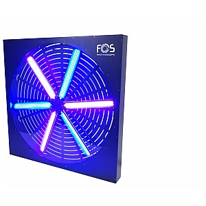 FOS RGB Fan Efekt wentylatora ze stroboskopem, łopatki wentylatora z 792x LED SMD 5050 RGB 1/5